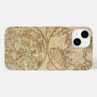 Vintage Celestial Planisphere Map by Joseph Moxon Case-Mate iPhone 14 Case