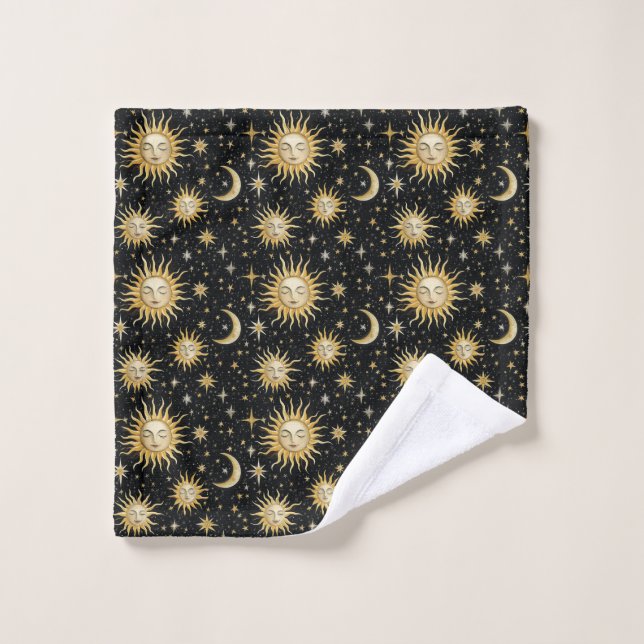 Vintage Celestial  Wash Cloth (Wash Cloth)