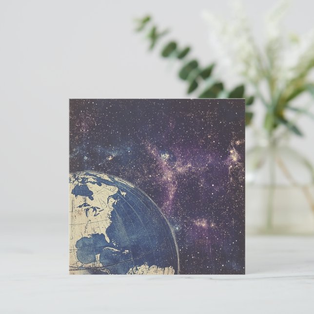 Vintage Celestial World Map (1) (Standing Front)