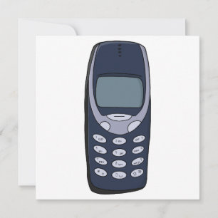 Vintage Cell Phone Holiday Card