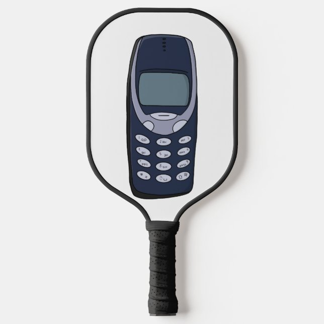 Vintage Cell Phone Pickleball Paddle (Front)