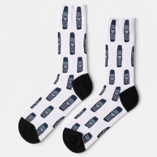 Vintage Cell Phone Socks