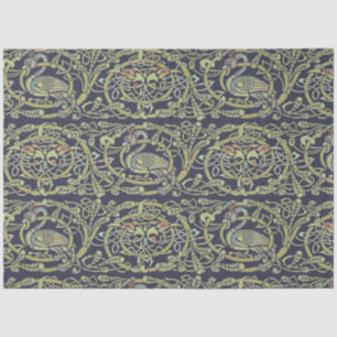 Vintage Celtic Knot Peacock Birds Pattern Frieze Tissue Paper