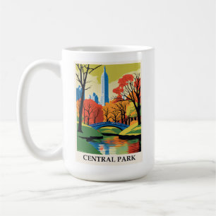 Vintage Central Park New York City Travel Coffee Mug