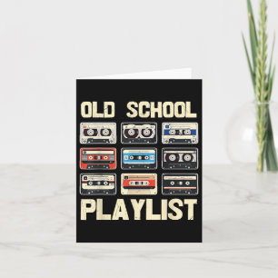 Vintage Cette Tape 80s 90s Music Retro Playlist Me Card