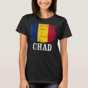 Vintage Chad Flag For Chadian T-Shirt