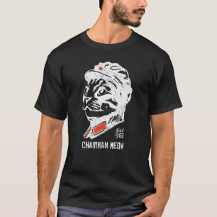 Vintage Chairmans Love Boss Meow Police Cute Cat T T-Shirt