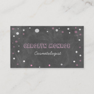 Vintage Chalkboard Art Business Card