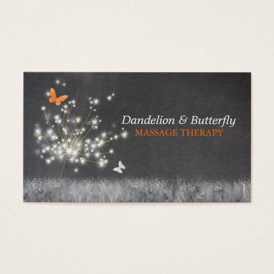 Vintage Chalkboard Art Trendy Business Cards
