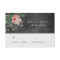 VINTAGE CHALKBOARD FLOWER WEDDING RSVP INVIATIONS