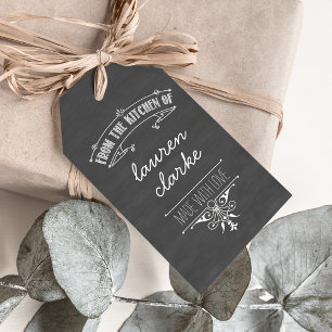 Vintage Chalkboard Food Gift Tags
