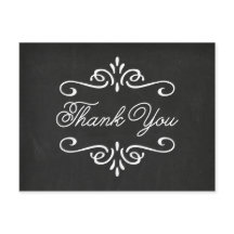 Vintage Chalkboard | Graduation Thank You