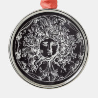 vintage chalkboard Greek mythology Gorgon medusa