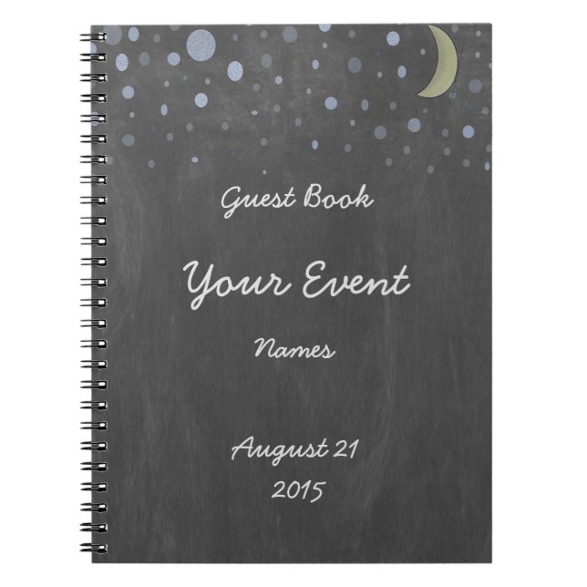 Vintage Chalkboard Guest Book (Front)