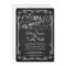 Vintage Chalkboard Semi-Formal Wedding Invitations