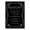 Vintage Chalkboard Wedding Day of Schedule