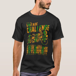 Vintage Challenge Motorcycle Race Retro Design T-Shirt