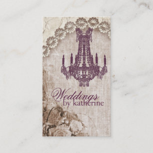 Vintage Chandelier Business Card