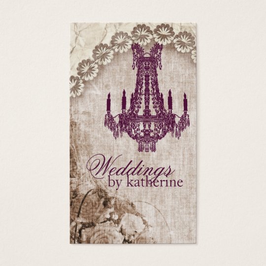 Vintage Chandelier Business Card