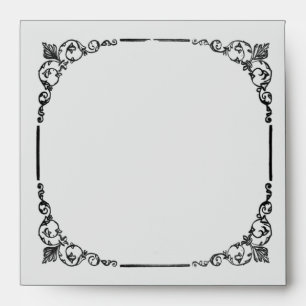 Vintage Chandelier Wedding Envelope