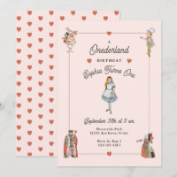 Vintage Characters Alice in Onederland Birthday