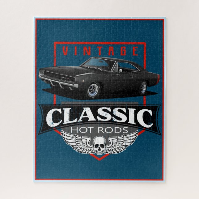 Vintage Charger Jigsaw Puzzle (Vertical)