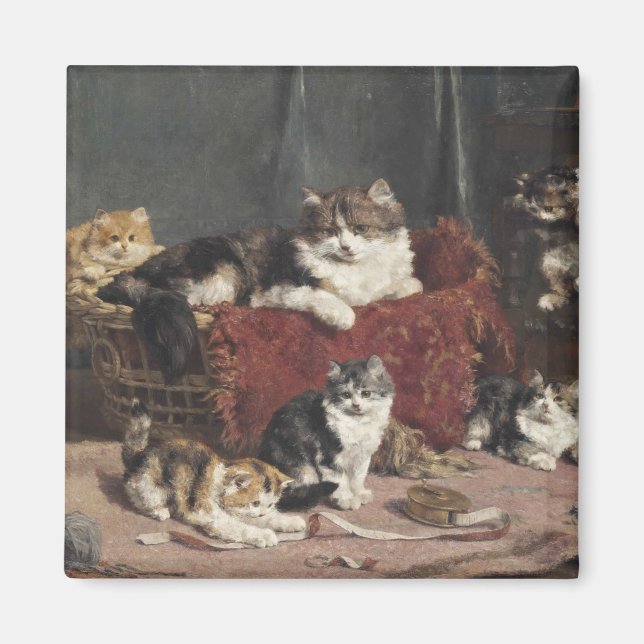 Vintage Charles Van den Eycken Playtime Magnet (Front)