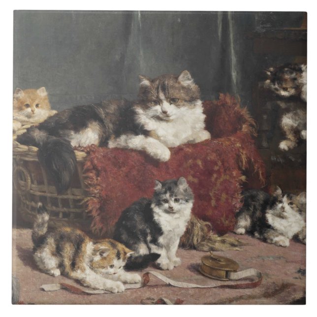 Vintage Charles Van den Eycken Playtime Tile (Front)