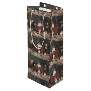 Vintage Charles Van den Eycken Playtime Wine Gift Bag