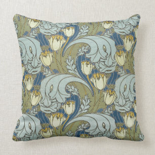 Vintage Charles Voysey Tulip Cushion