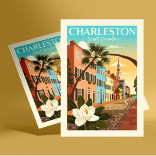 Vintage Charleston South Carolina Postcard