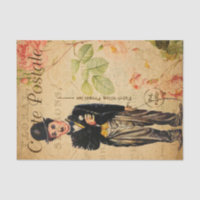 Vintage Charlie Chaplain French Carte Postale