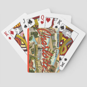 Vintage Charlotte NC Postcard Playing Cards