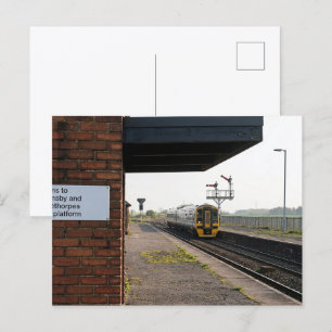 Vintage Charm at Brocklesby Railway Station Postcard
