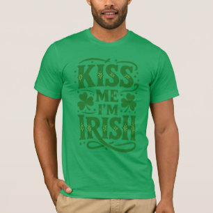 Vintage Charm Kiss Me I’m Irish T-Shirt