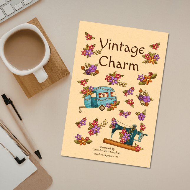 Vintage Charm Retro Nostalgia Calendar (Creator Uploaded)