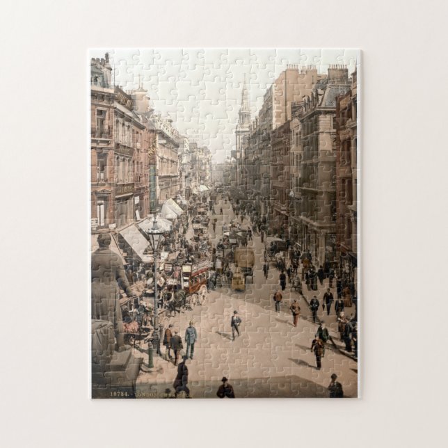 Vintage Cheapside, City of London jigsaw Jigsaw Puzzle (Vertical)