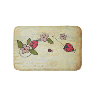 Vintage Cheese Parade Bath Mat