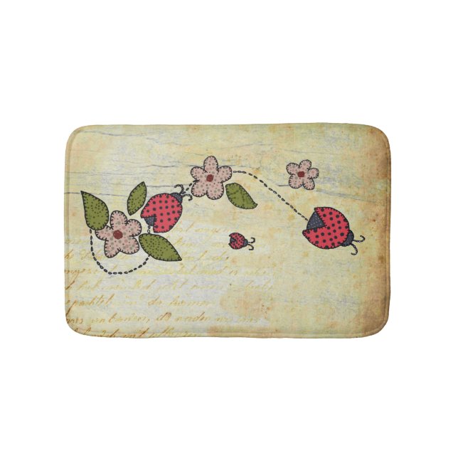 Vintage Cheese Parade Bath Mat (Front)