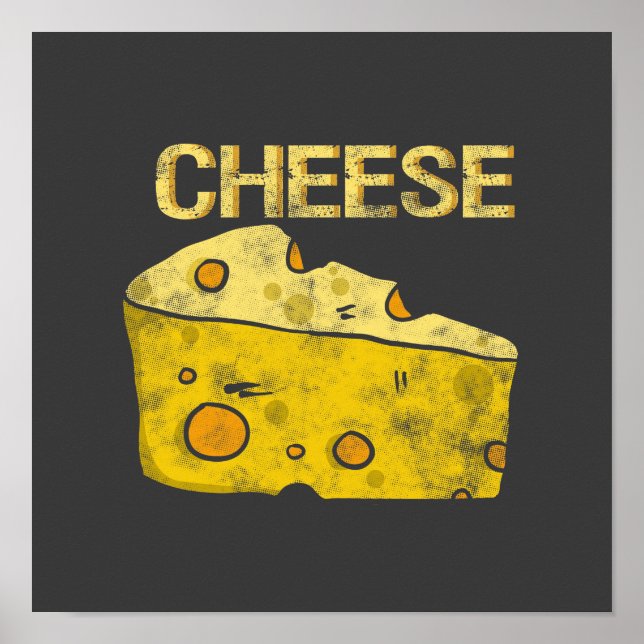 Vintage Cheese Poster (Front)