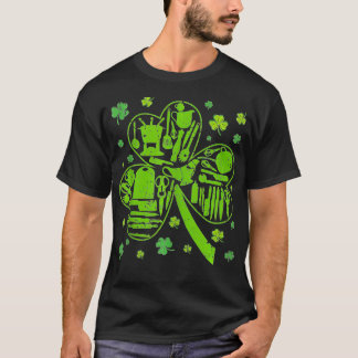 Vintage Chef Patricks Day Irish Jobs Lover Saint P T-Shirt