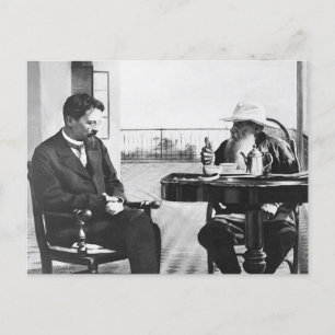 Vintage Chekhov and Tolstoy Postcard