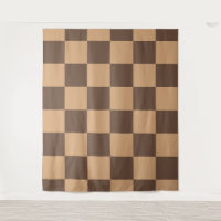 Vintage Chequered in Warm Browns