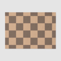 Vintage Chequered in Warm Browns