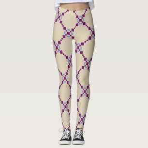vintage chequered leggings