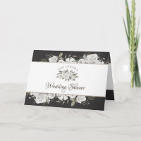 Vintage Cherish Floral Couple's Wedding Shower