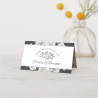 Vintage Cherish Floral Reserved Seating Wedding