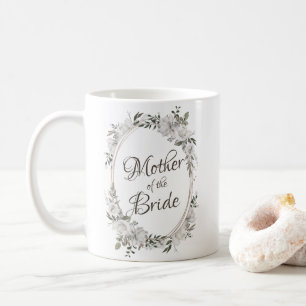 Vintage Cherish Rose Gold Oval Mother of the Bride Coffee Mug
