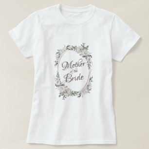 Vintage Cherish Rose Gold Oval Mother of the Bride T-Shirt