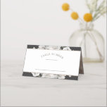 Vintage Cherish Rose Seating Wedding Table Number Place Card<br><div class="desc">Vintage Cherish White Floral & Rose Gold Painted Roses and Flowers. A Vintage Classic and Elegant Look, and Plenty of Grey, Ivory White, Rose Gold, Dusty Pink, Pine Green, and Grey leaves and foliage. With Hand Painted Floral elements, Vintage Classic Script Fonts, and Elegant Rose Gold Glitter Foil Geometric Rectangle...</div>